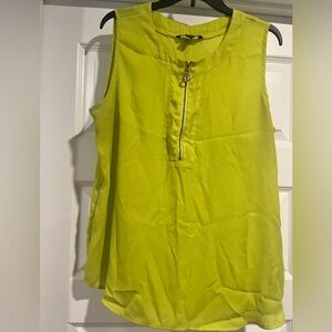 Zac & Rachel sleeveless bright green top